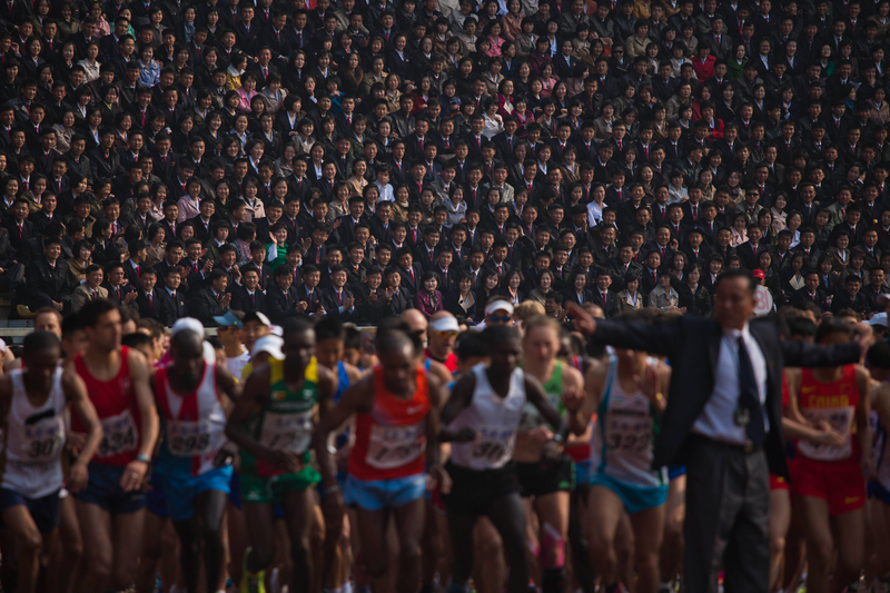 Illustration for article titled Scenes From North Korea's Marathon